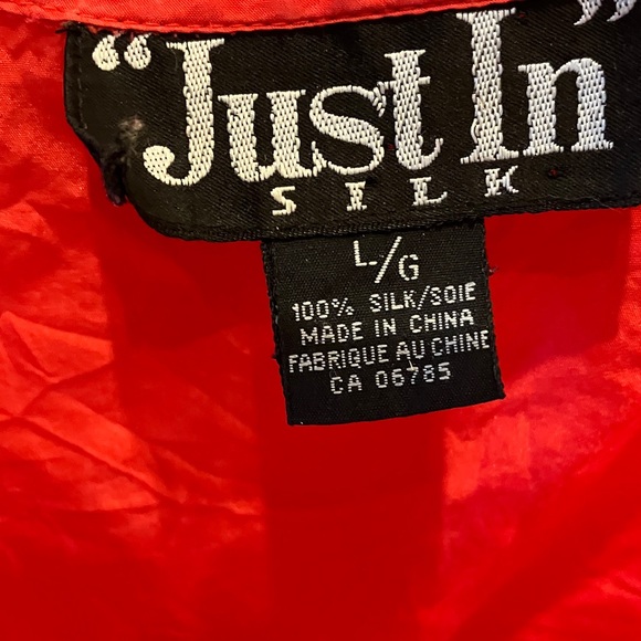 100% Silk Vibrant Pink Tank Top - Picture 2 of 2